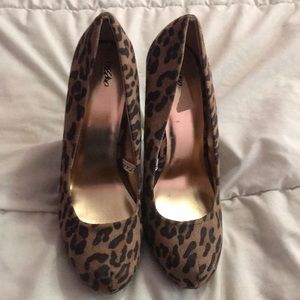 Cheetah print heels